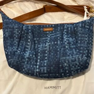 Hammitt Denim Blue and Tan Handbag